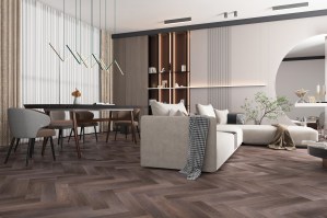 Кварцевый ламинат Home Expert Parquet 33-3011 Дуб Шоколадный (2)